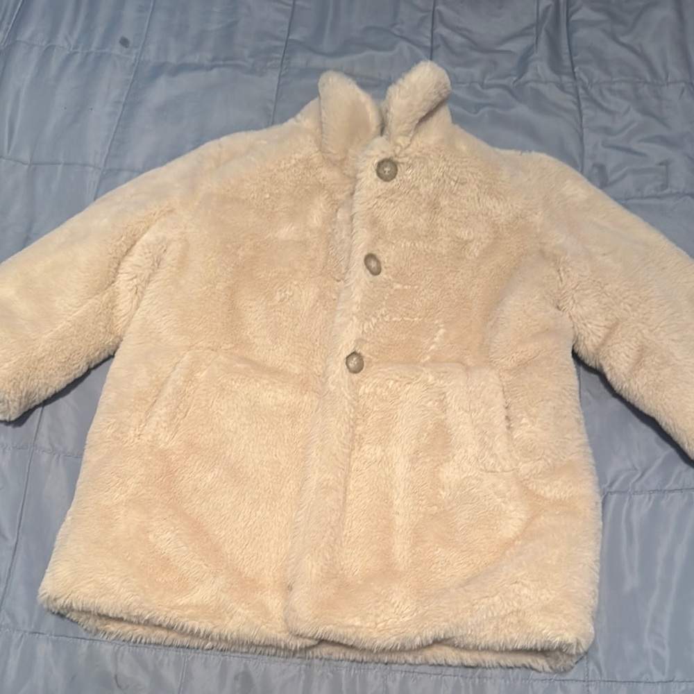 Cozy Cream Kids Jacket